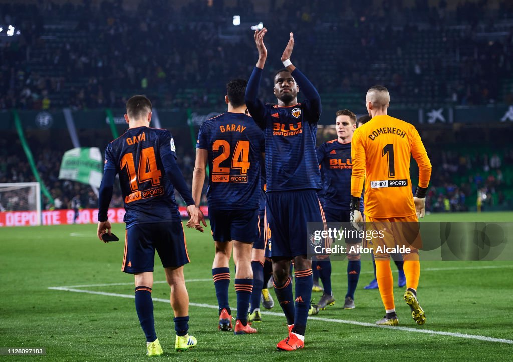 Real Betis Balompie v Valencia - Copa del Rey Semi Final