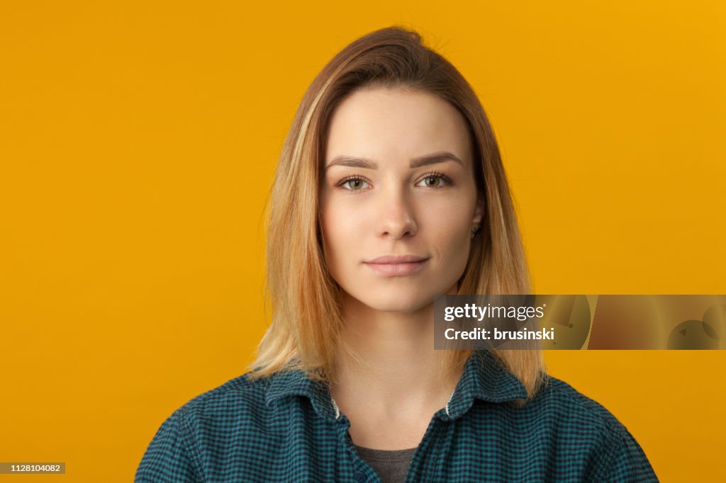 Studio portrait of an attractive 20 year old woman