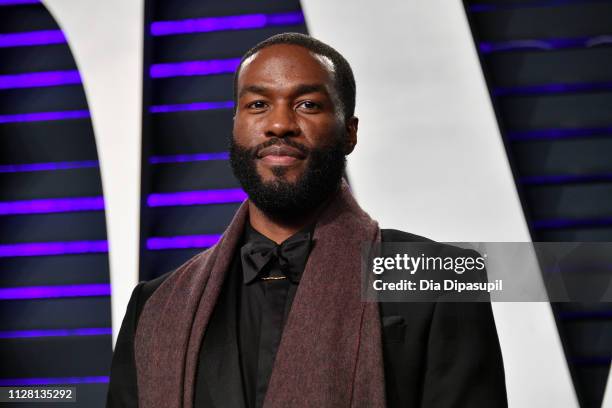 Yahya Abdul-Mateen II attends the 2019 Vanity Fair Oscar Party hosted by Radhika Jones at Wallis Annenberg Center for the Performing Arts on February...