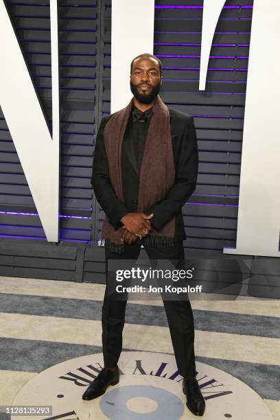 Yahya Abdul-Mateen II attends the 2019 Vanity Fair Oscar Party hosted by Radhika Jones at Wallis Annenberg Center for the Performing Arts on February...