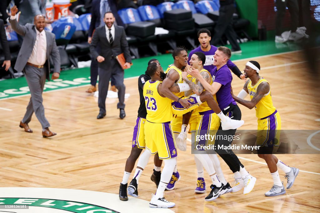 Los Angeles Lakers v Boston Celtics