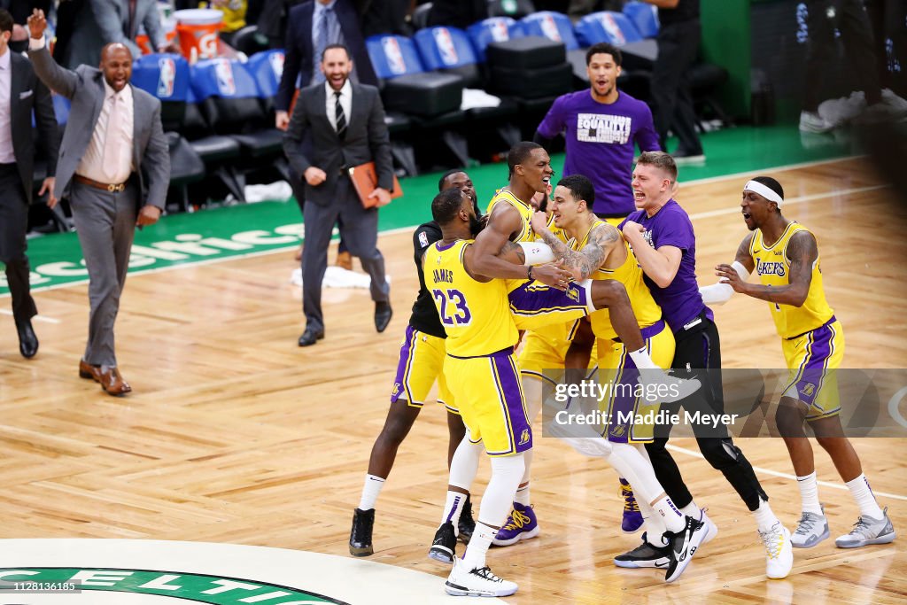 Los Angeles Lakers v Boston Celtics