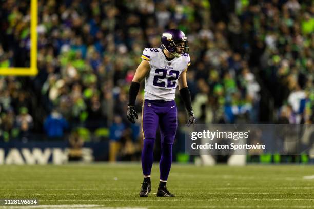 Minnesota Vikings free safety Harrison Smith during the NFL regular season football game against the Seattle Seahawks on Monday, Dec 2019 at...