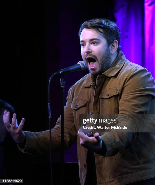 Alex Brightman during Broadway's 'Beetlejuice' - First Look Presentation at Subculture on February 28, 2019 in New York City.