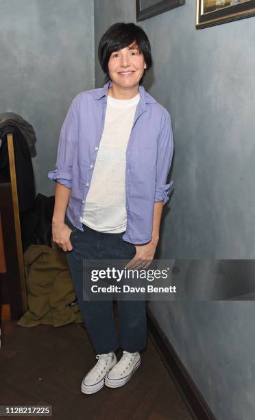 Sharleen Spiteri attends an exclusive breakfast at Bryn Williams At Somerset House to celebrate their 1st anniversary and St David's Day on March 1,...