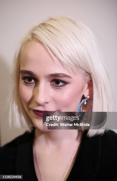 Sophia Anne Caruso attends Broadway's 'Beetlejuice' - First Look Photo Call at Subculture on February 28, 2019 in New York City.