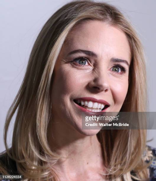Kerry Butler attends Broadway's 'Beetlejuice' - First Look Photo Call at Subculture on February 28, 2019 in New York City.