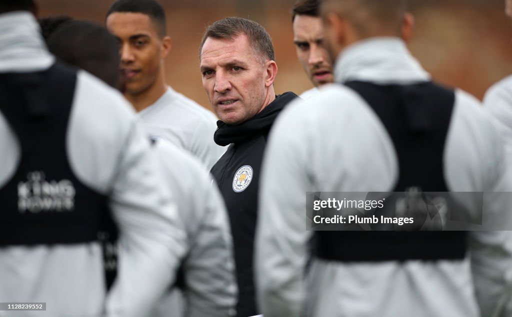 Leicester City Training and Press Conference