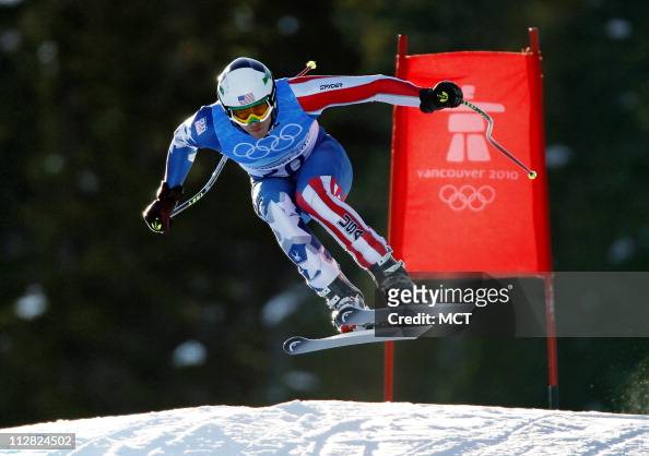 The USA's Bode Miller goes over 