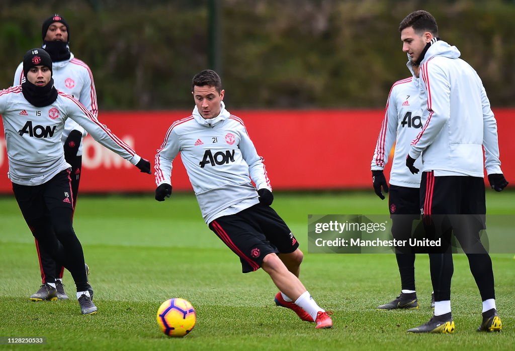 Manchester United Training and Press Conference