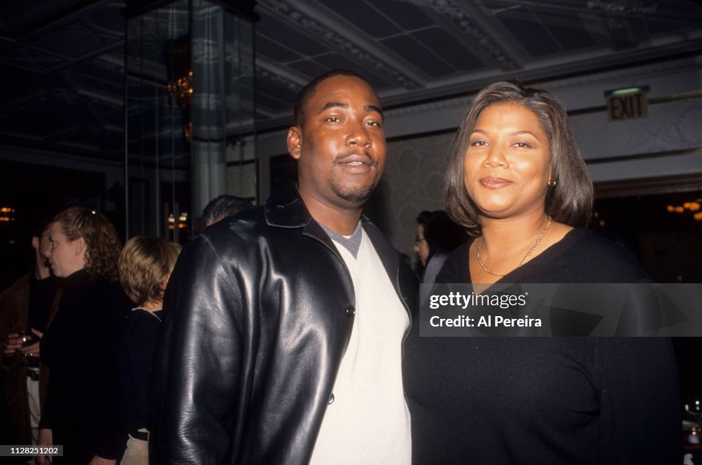 Queen Latifah and her business partner, Shakim Compere, attend a