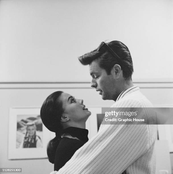 American actors Natalie Wood and Robert Wagner, US, 9th May 1958.