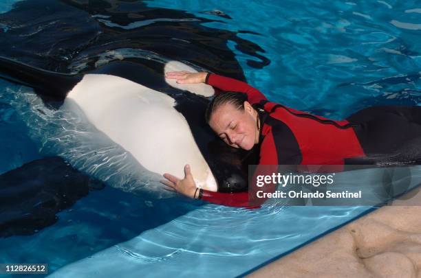 Dawn Brancheau, a whale trainer at SeaWorld Adventure Park, shown performing on December 30 was killed in an accident with a killer whale at the...