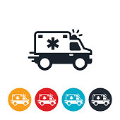 Speeding Ambulance Icon