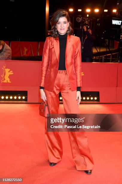 Marie Nasemann attends the "Grace A Dieu" premiere during the 69th Berlinale International Film Festival Berlin at Berlinale Palace on February 08,...