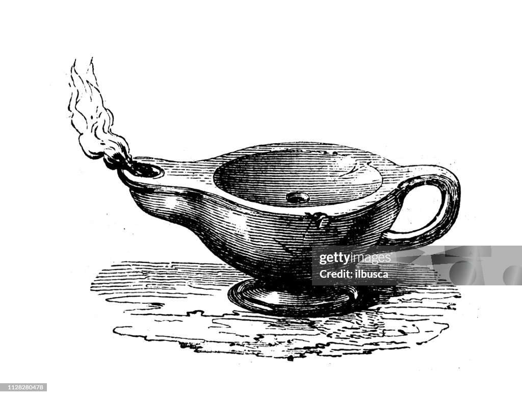 科學發現的古色古香的例證, 照明設備