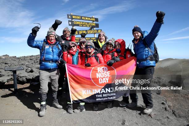 Alexander Armstrong, Osi Umenyiora, Shirley Ballas, Ed Balls, Anita Rani, Jade Thirlwall, Ed Balls, Leigh-Anne Pinnock, Dani Dyer and Dan Walker pose...