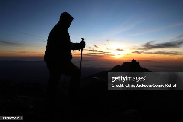 Ed Balls is seen during day seven of 'Kilimanjaro: The Return' for Red Nose Day on March 01, 2019 in Arusha, Tanzania, all to raise funds for Comic...