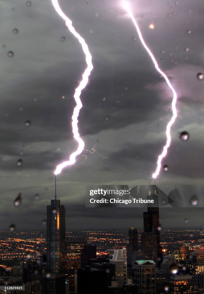 Lightning Strike in Chicago