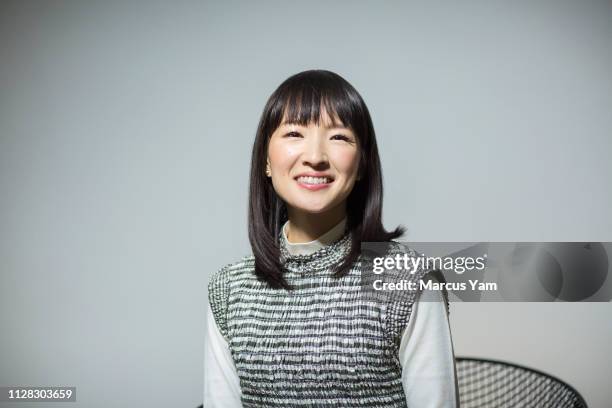 Consultant/author Marie Kondo is photographed for Los Angeles Times on January 7, 2019 in West Hollywood, California. PUBLISHED IMAGE. CREDIT MUST...