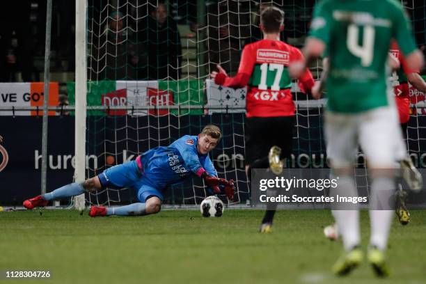 Mattijs Branderhorst of NEC Nijmegen during the Dutch Keuken Kampioen Divisie match between FC Dordrecht v NEC Nijmegen at the Riwal Hoogwerkers...