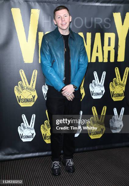 Professor Green attends the UK's first prize celebrating social change in entertainment and media at BAFTA on February 08, 2019 in London, England.