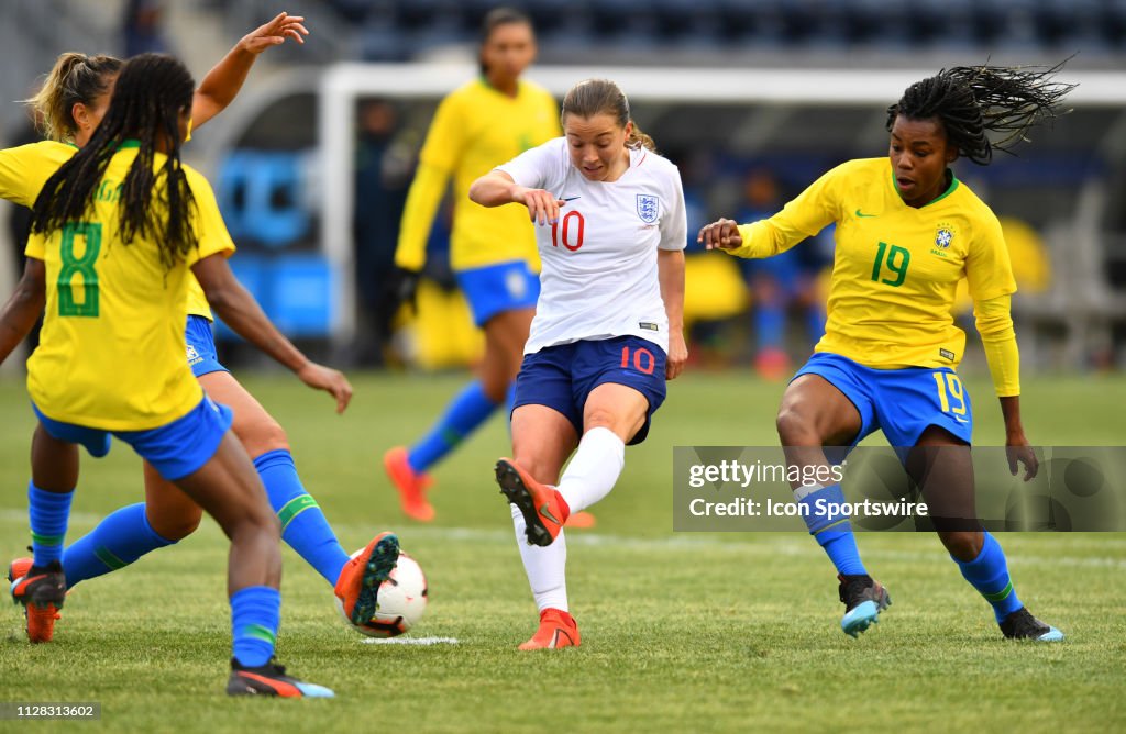 SOCCER: FEB 27 SheBelieves Cup - England v Brazil
