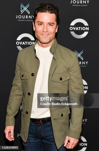Yannick Bisson attends the Photo Call for Ovation at 2019 Winter TCA at The Langham Huntington, Pasadena on February 08, 2019 in Pasadena, California.