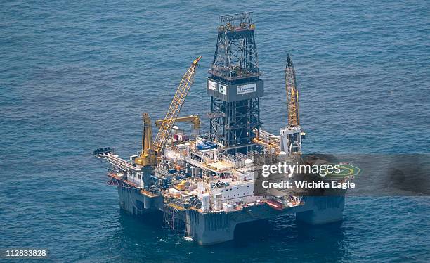 Deepwater Horizon Drilling Rig Explosion Photos and Premium High Res ...