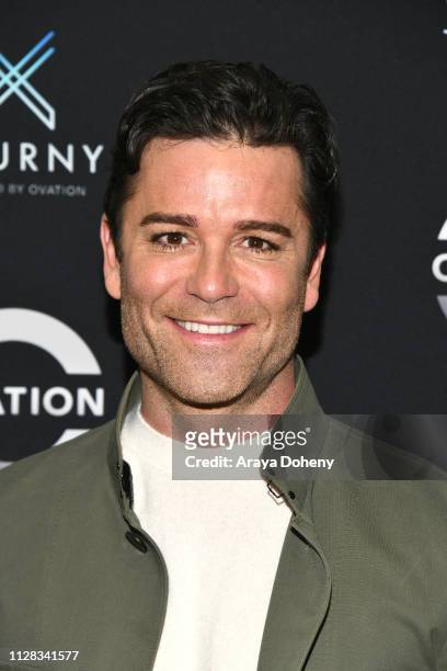 Yannick Bisson at Ovation Presents Upcoming Programming at 2019 Winter TCA Tour With Julia Stiles, Lena Olin, Yannick Bisson, Lauren Lee Smith and...