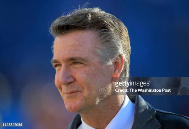 Redskins tam president Bruce Allen before a game between the Washington redskins and the Tennessee Titians in Nashville, TN on December 22, 2018.