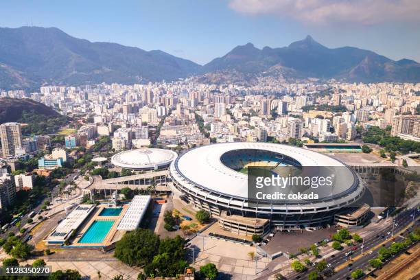 maracanã stadium - rio de janeiro stadium stock pictures, royalty-free photos & images