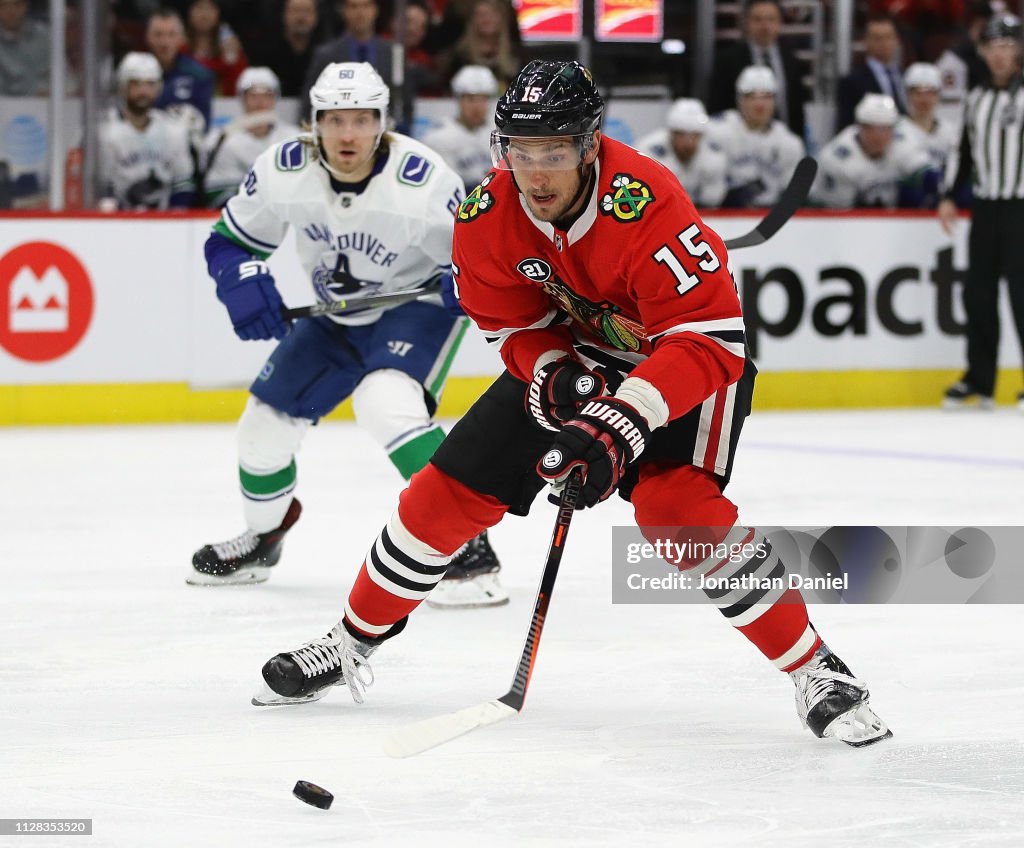 Vancouver Canucks v Chicago Blackhawks