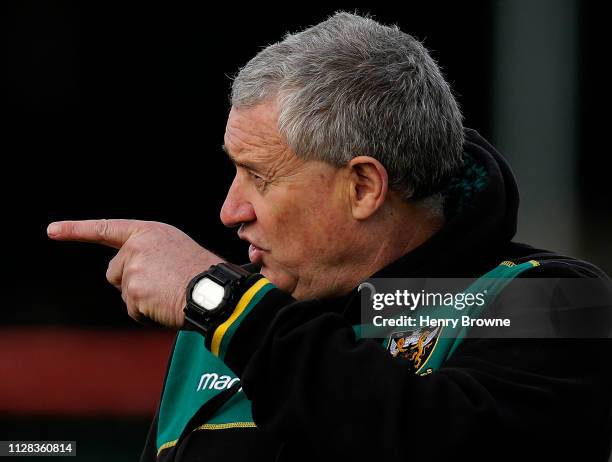 Chris Boyd of Northampton Saints before the Gallagher Premiership Rugby match between Saracens and Northampton Saints at Allianz Park on March 2,...