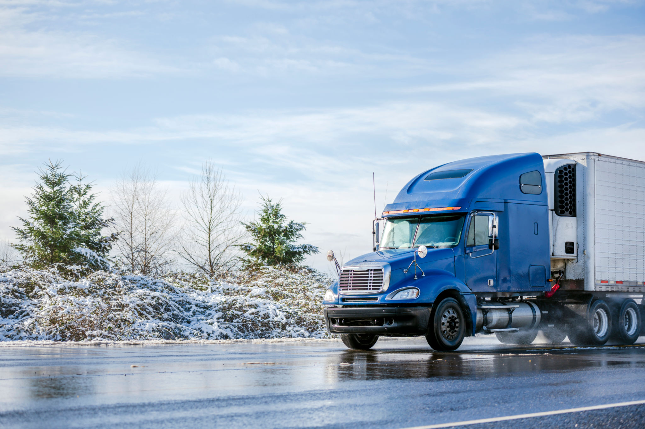 shipping in snow