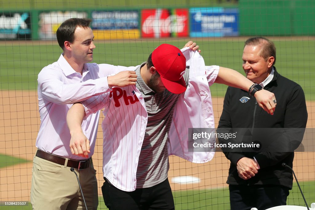 MLB: MAR 02 Spring Training - Bryce Harper Press Conference