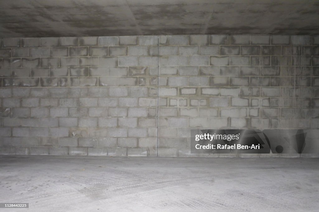 Empty Brick Wall Background