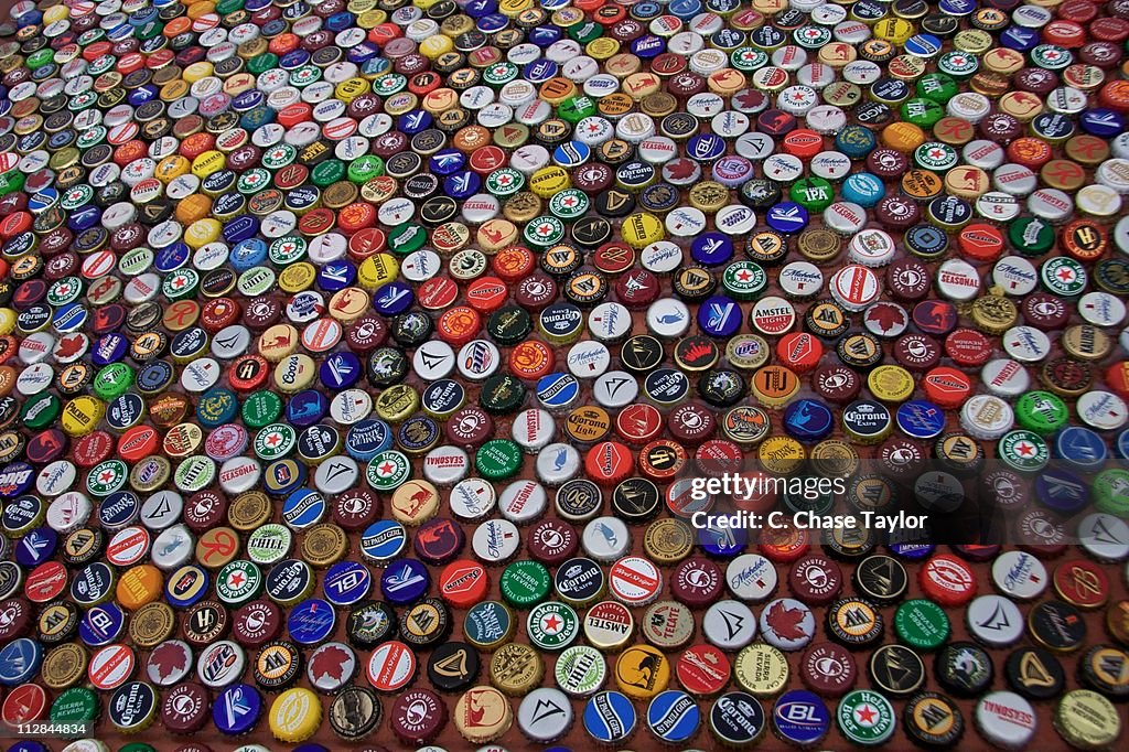 Beer bottle caps