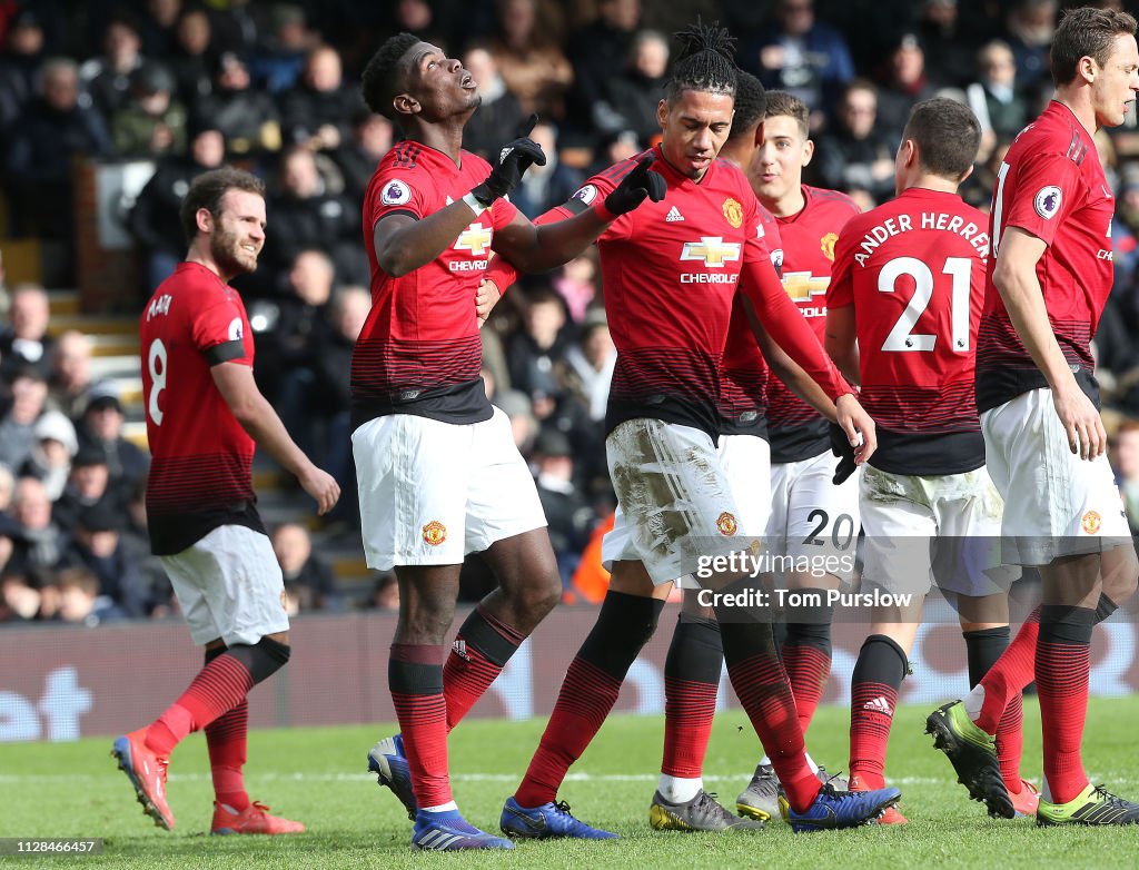 Fulham FC v Manchester United - Premier League