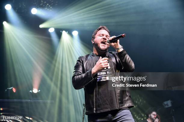 Mike Eli of The Eli Young Band performs during the 11th Annual Salute to Texas Independence Day at Terminal 5 on March 2, 2019 in New York City.