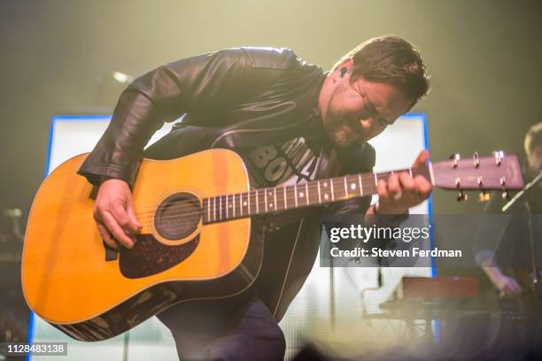 Mike Eli of The Eli Young Band performs during the 11th Annual Salute to Texas Independence Day at Terminal 5 on March 2, 2019 in New York City.