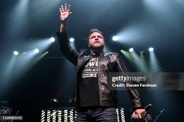 Mike Eli of The Eli Young Band performs during the 11th Annual Salute to Texas Independence Day at Terminal 5 on March 2, 2019 in New York City.