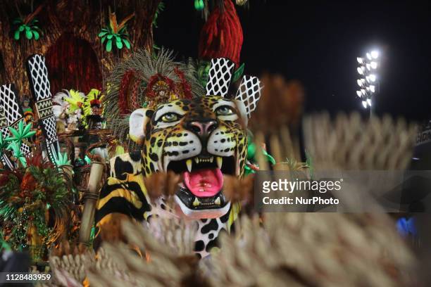 Parade of the Mocidade Alegre, during the second day of the parades of the samba schools, of the special Carnival Group of Sao Paulo 2019, in the...