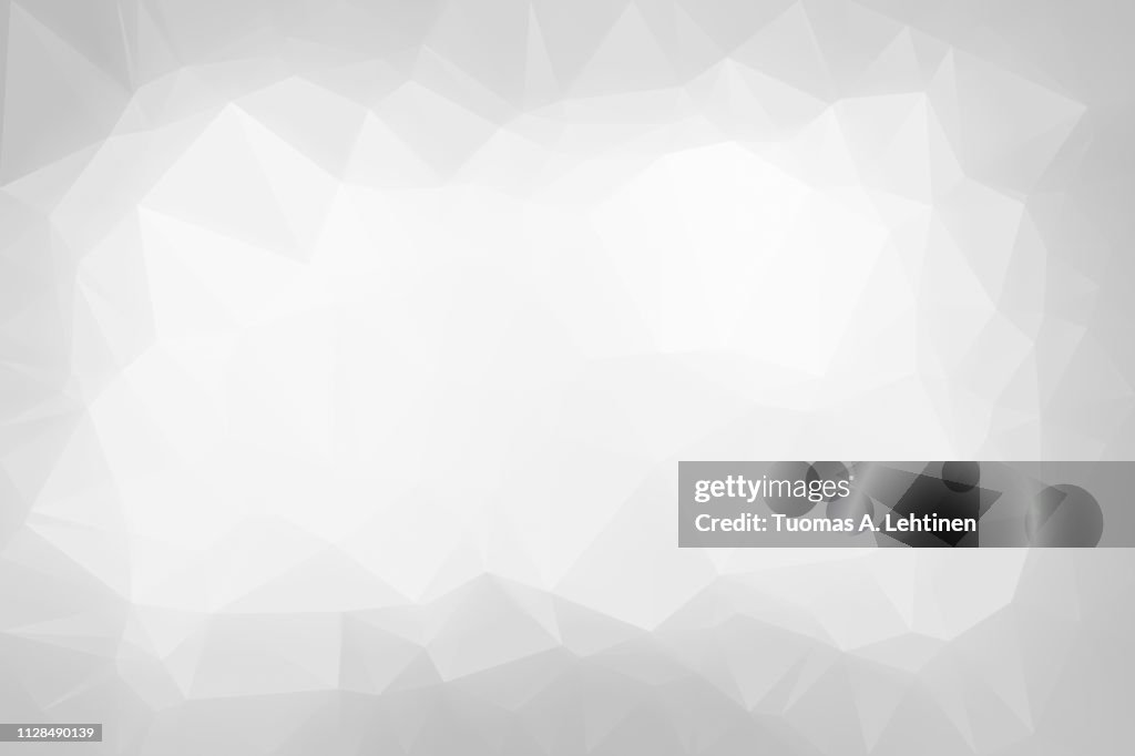 Abstract light gray low poly background