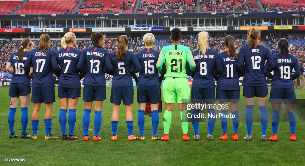 2019 SheBelieves Cup - United States v England