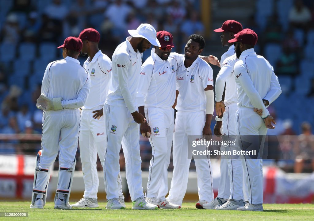 West Indies v England - 3rd Test: Day One