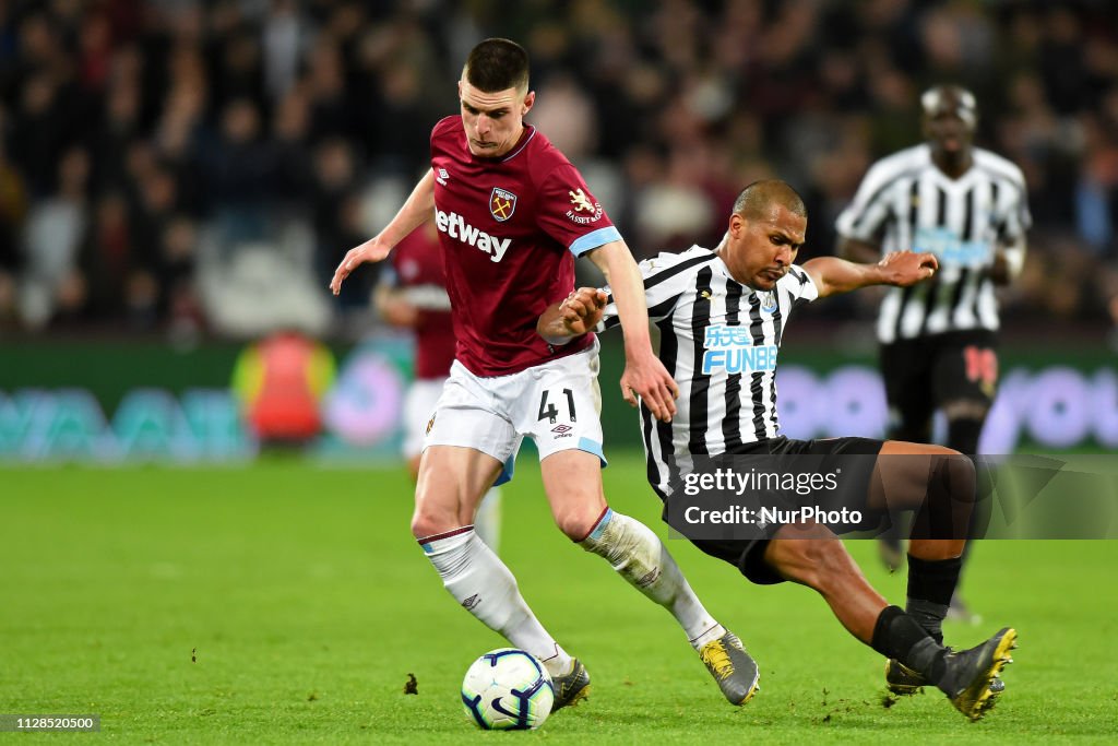 West Ham United v Newcastle United - Premier League