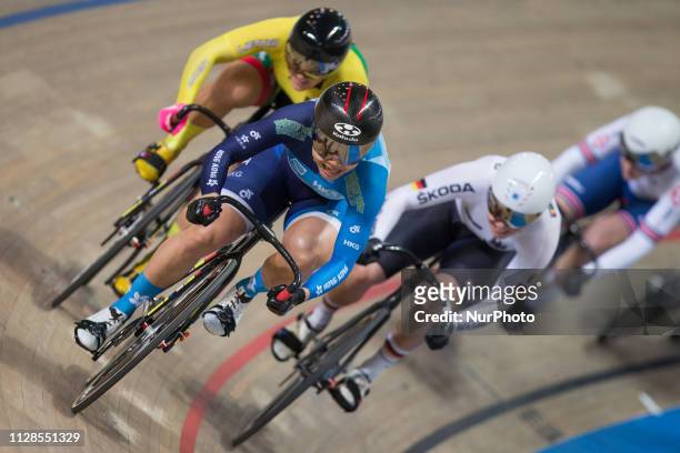 Sze Wai Lee during the UCI Track Cycling World Championships - Day Five, in Pruszkow, Poland, on March 3, 2019.
