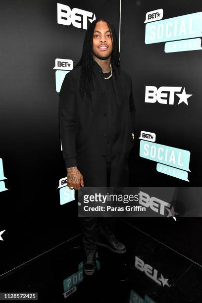 Waka Flocka Flame attends the 2019 BET Social Awards at Tyler Perry Studio on March 3, 2019 in Atlanta, Georgia.