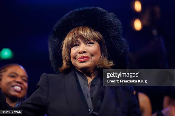 Tina Turner during the premiere of the musical 'Tina - Das Tina Turner Musical' at Stage Operettenhaus on March 3, 2019 in Hamburg, Germany.